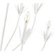 Primrose 8 Light 40.5 inch Textured White Chandelier Ceiling Light